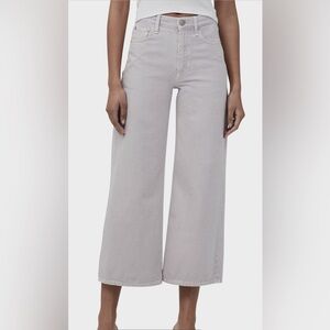 NWT Rag & Bone The Andi High Rise Ankle Wide Leg Jean GraySz 33